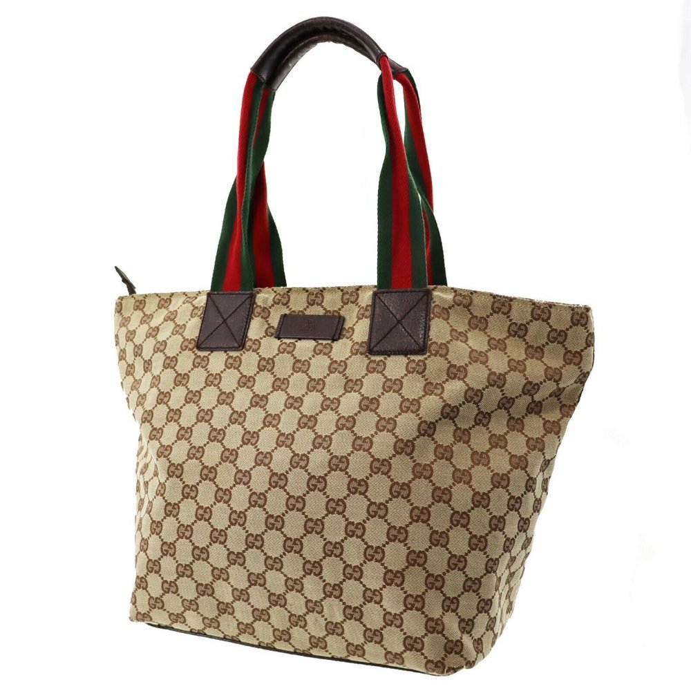 Auth Gucci Hand Bag Canvas #30120G19B